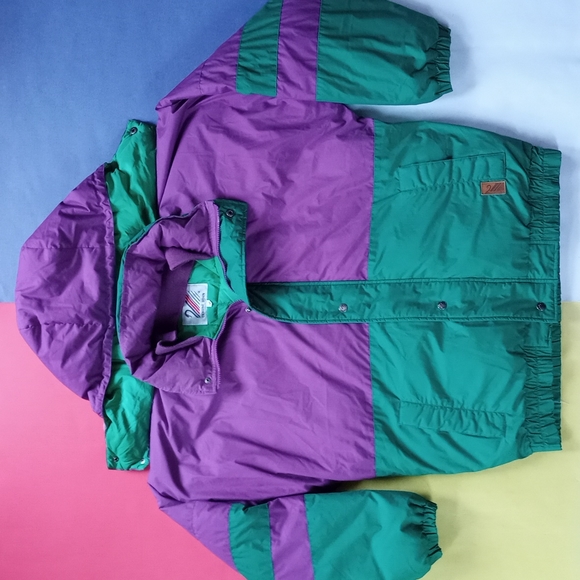 Vintage Other - Vintage Goose Down Fresh Prince Style Winter Jacket w/ Hood